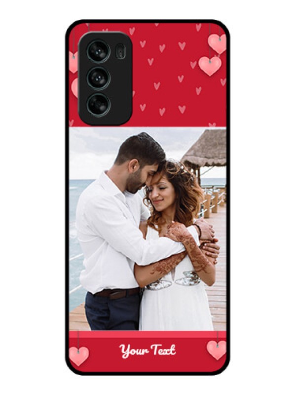 Custom Moto G62 Custom Metal Phone CaseValentines Day Design