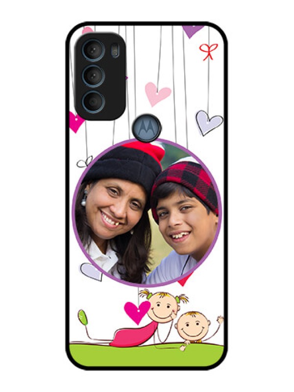 Custom Moto G71 5G Custom Metal Phone CaseCute Kids Phone Case Design
