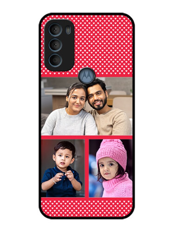 Custom Moto G71 5G Custom Metal Phone CaseBulk Photo Upload Design