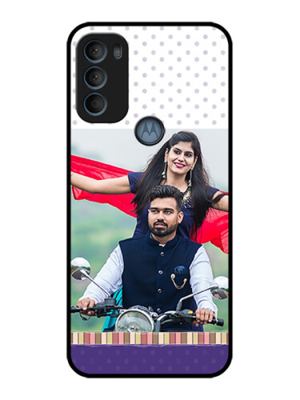 Custom Moto G71 5G Custom Metal Phone CaseCute Family Design