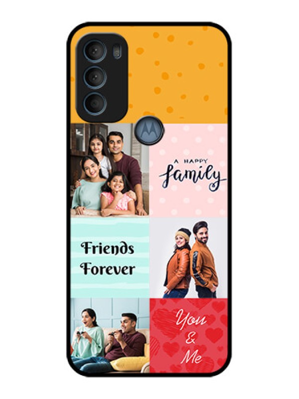 Custom Moto G71 5G Custom Metal Phone CaseImages With Quotes Design