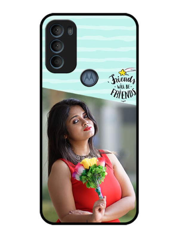 Custom Moto G71 5G Custom Metal Phone CaseFriends Picture Icon Design