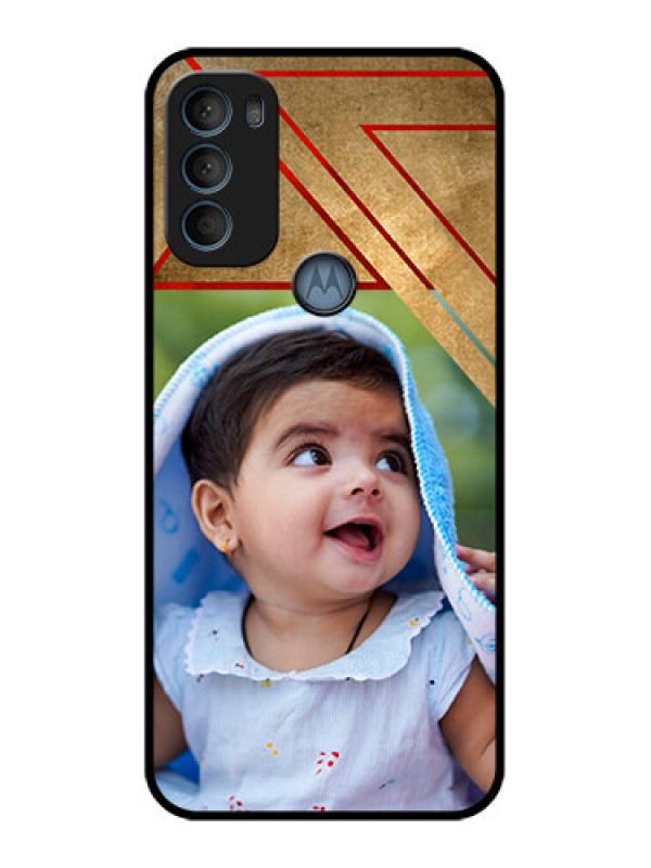 Custom Moto G71 5G Custom Metal Phone CaseGradient Abstract Texture Design