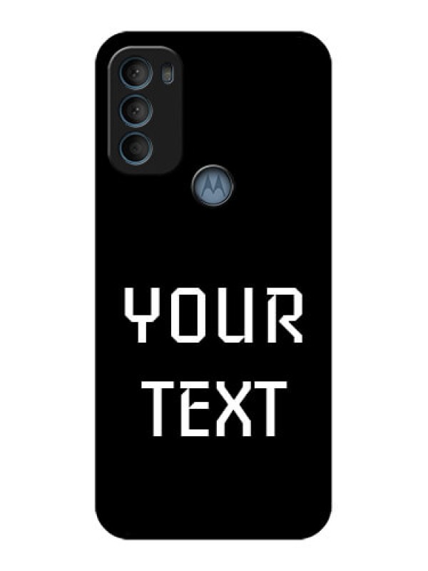 Custom Moto G71 5G Custom Metal Phone CaseYour Name Design