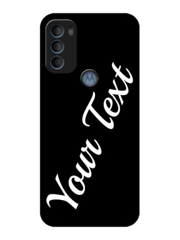 Custom Moto G71 5G Custom Metal Phone CaseWith Your Name Design