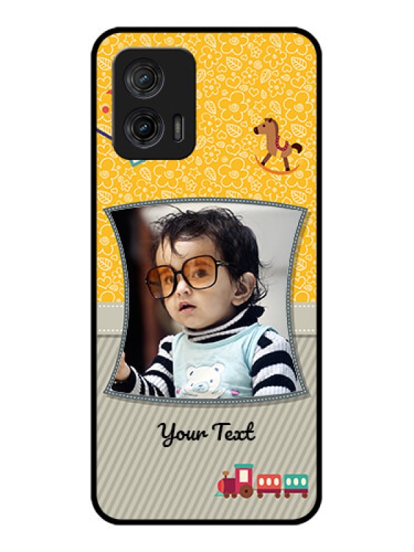 Custom Moto G73 5G Custom Metal Phone CaseBaby Picture Upload Design