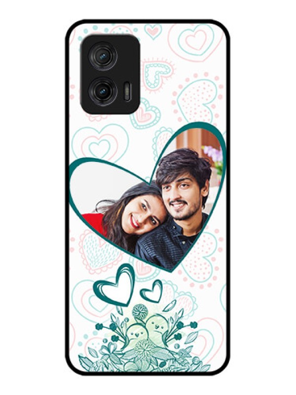 Custom Moto G73 5G Custom Metal Phone CasePremium Couple Design