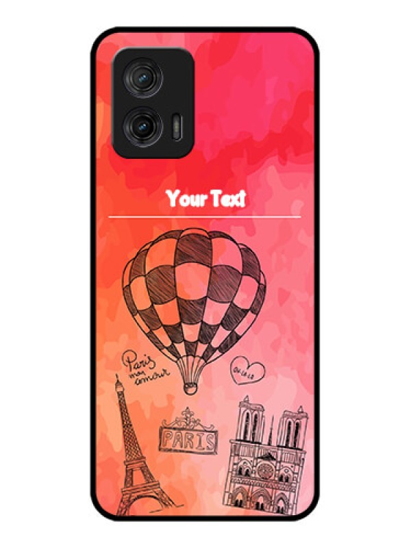 Custom Moto G73 5G Custom Metal Phone CaseParis Theme Design