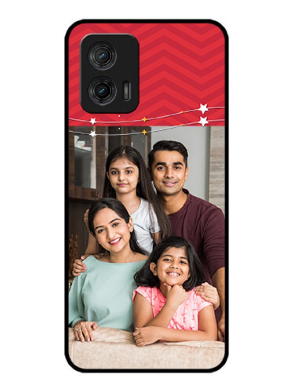 Custom Moto G73 5G Custom Metal Phone CaseHappy Family Design