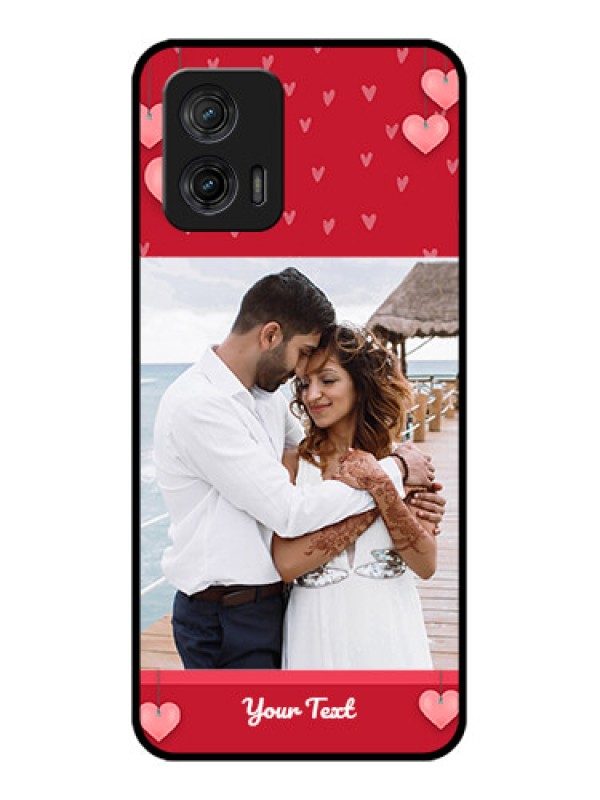 Custom Moto G73 5G Custom Metal Phone CaseValentines Day Design