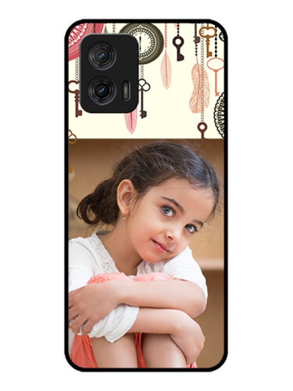 Custom Moto G73 5G Custom Metal Phone CaseBoho Style Design