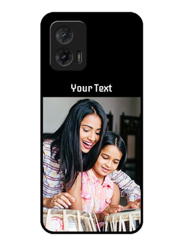 Custom Moto G73 5G Custom Metal Phone CasePhoto With Name Design