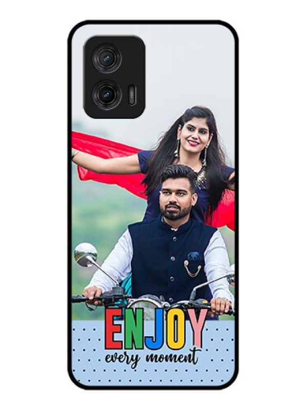 Custom Moto G73 5G Custom Metal Phone CaseEnjoy Every Moment Design