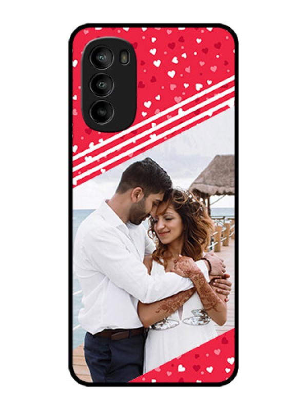 Custom Moto G82 Custom Metal Phone CaseValentines Gift Design