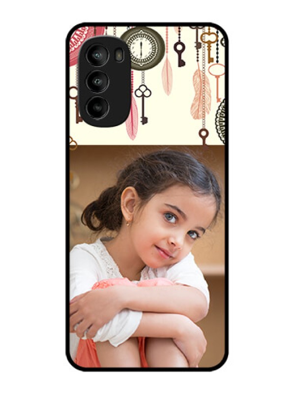 Custom Moto G82 Custom Metal Phone CaseBoho Style Design