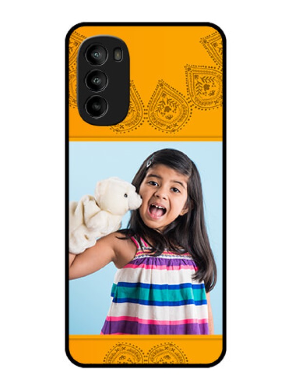 Custom Moto G82 Custom Metal Phone CasePhoto Wedding Design