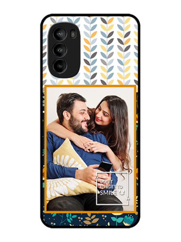 Custom Moto G82 Custom Metal Phone CasePattern Design