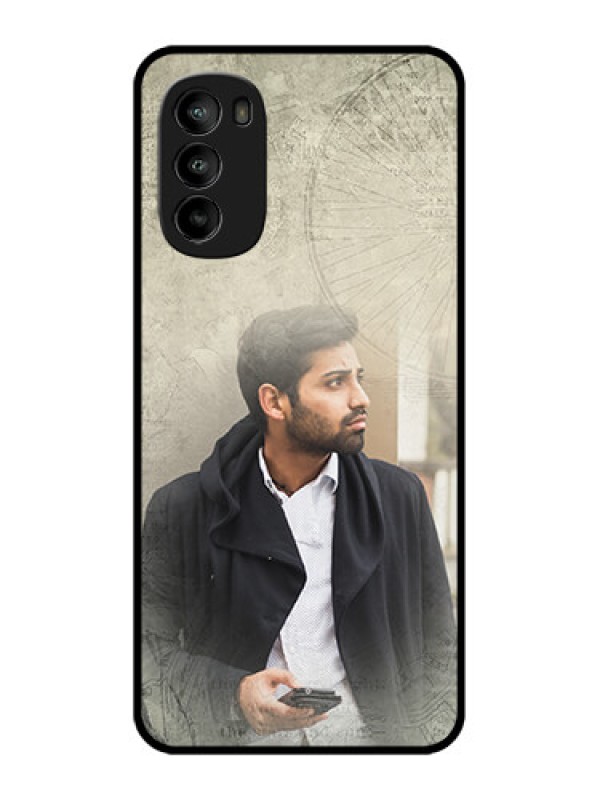 Custom Moto G82 Custom Metal Phone CaseWith Vintage Design