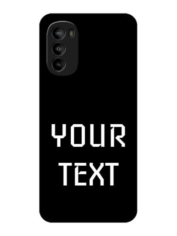 Custom Moto G82 Custom Metal Phone CaseYour Name Design