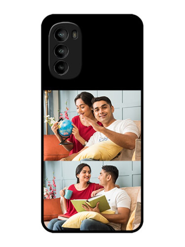 Custom Moto G82 Custom Metal Phone Case2 Images Design