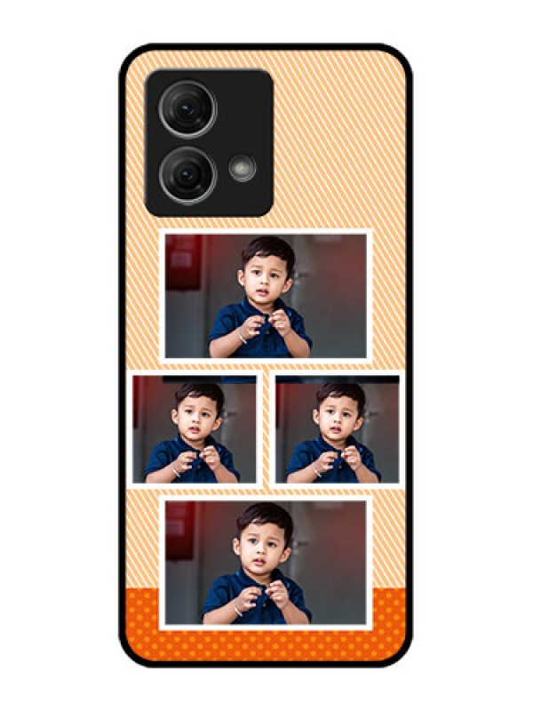 Custom Moto G84 5G Custom Metal Phone CaseBulk Photos Upload Design