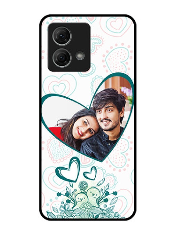 Custom Moto G84 5G Custom Metal Phone CasePremium Couple Design