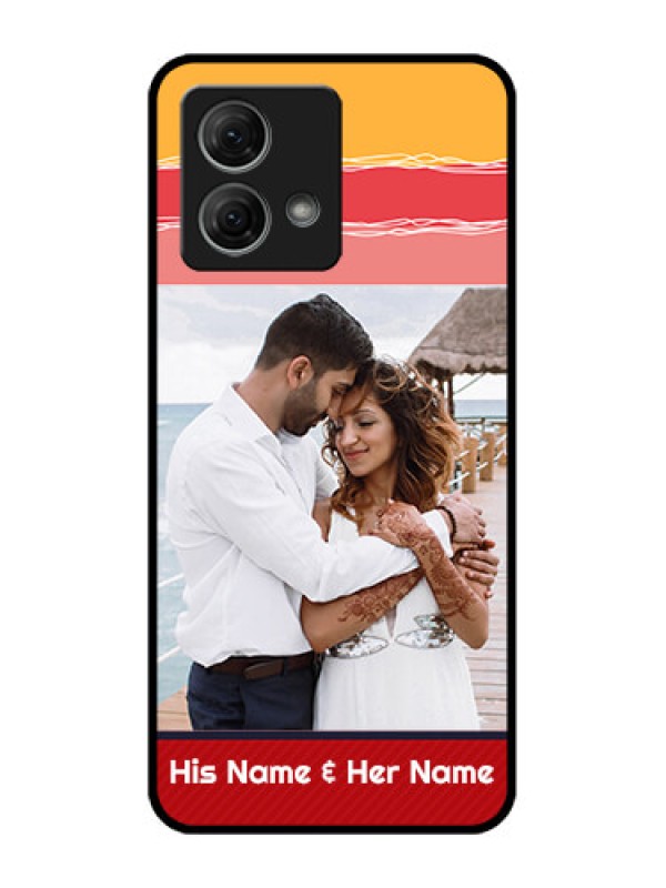 Custom Moto G84 5G Custom Metal Phone CaseColorful Case Design