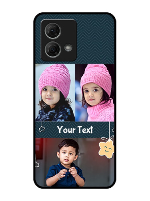 Custom Moto G84 5G Custom Metal Phone CaseHanging Stars Design