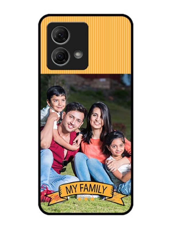 Custom Moto G84 5G Custom Metal Phone CaseMy Family Design