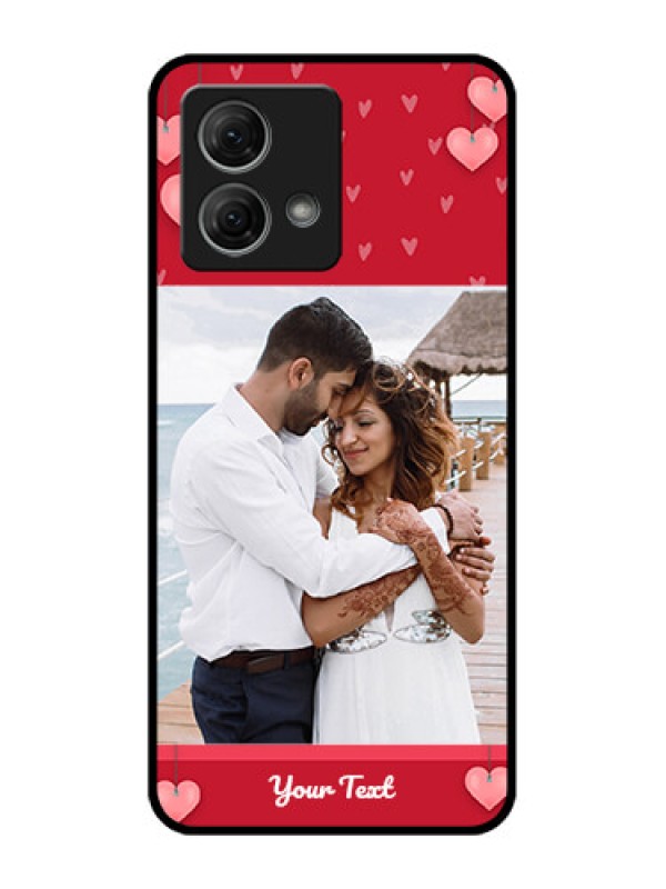 Custom Moto G84 5G Custom Metal Phone CaseValentines Day Design