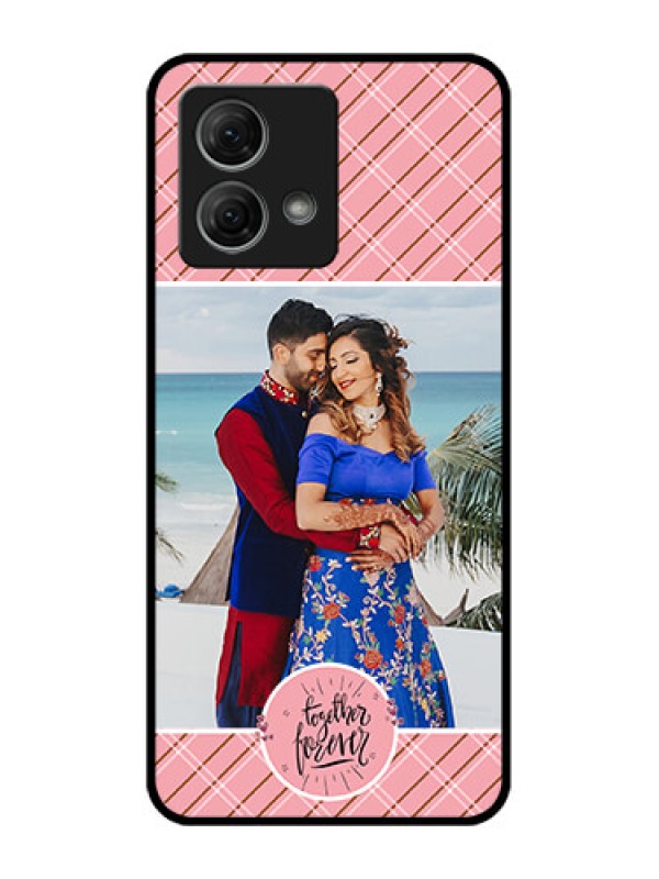 Custom Moto G84 5G Custom Metal Phone CaseTogether Forever Design