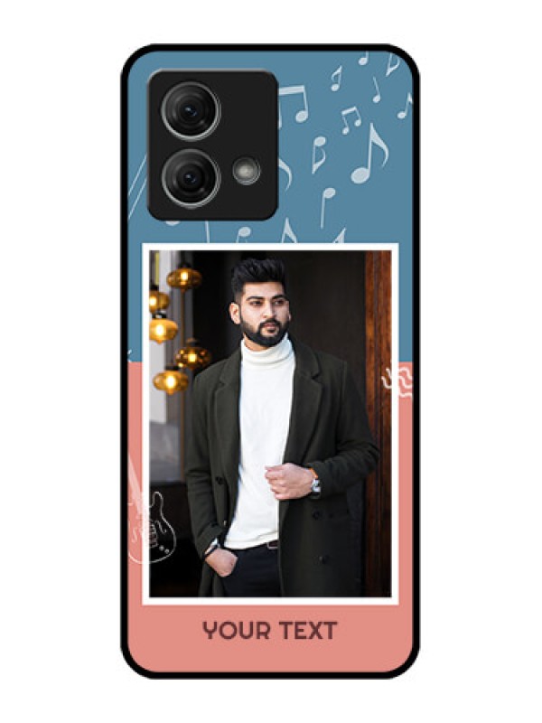 Custom Moto G84 5G Custom Metal Phone CaseWith Color Musical Note Design