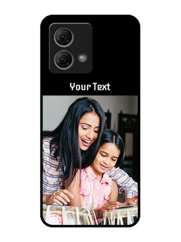 Custom Moto G84 5G Custom Metal Phone CasePhoto With Name Design