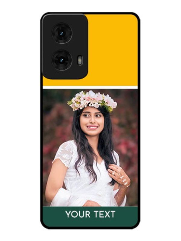 Custom Moto G85 5G Custom Metal Phone CaseLove You Design