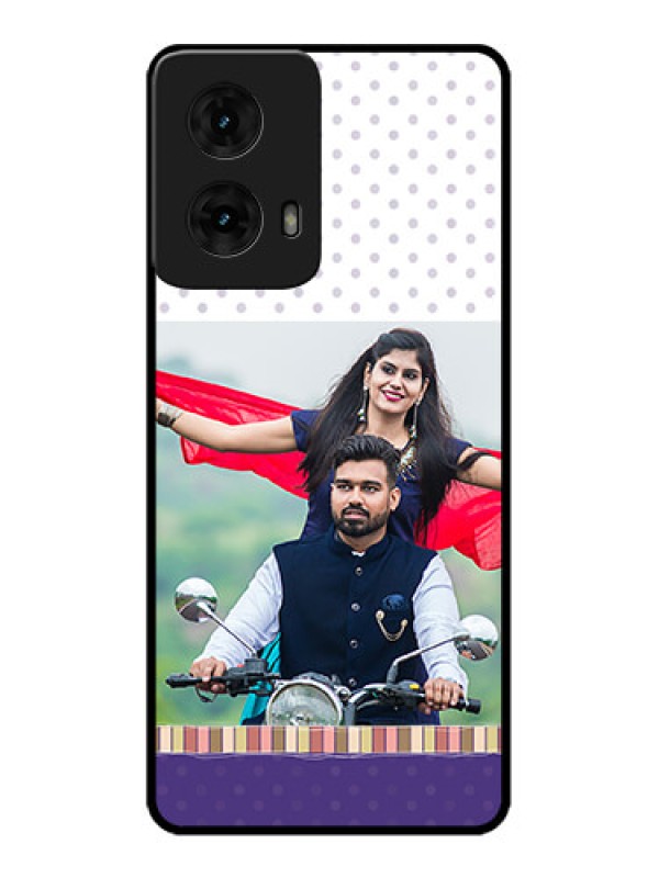 Custom Moto G85 5G Custom Metal Phone CaseCute Family Design
