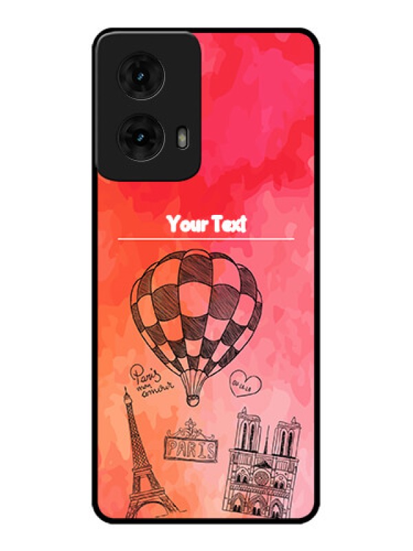 Custom Moto G85 5G Custom Metal Phone CaseParis Theme Design