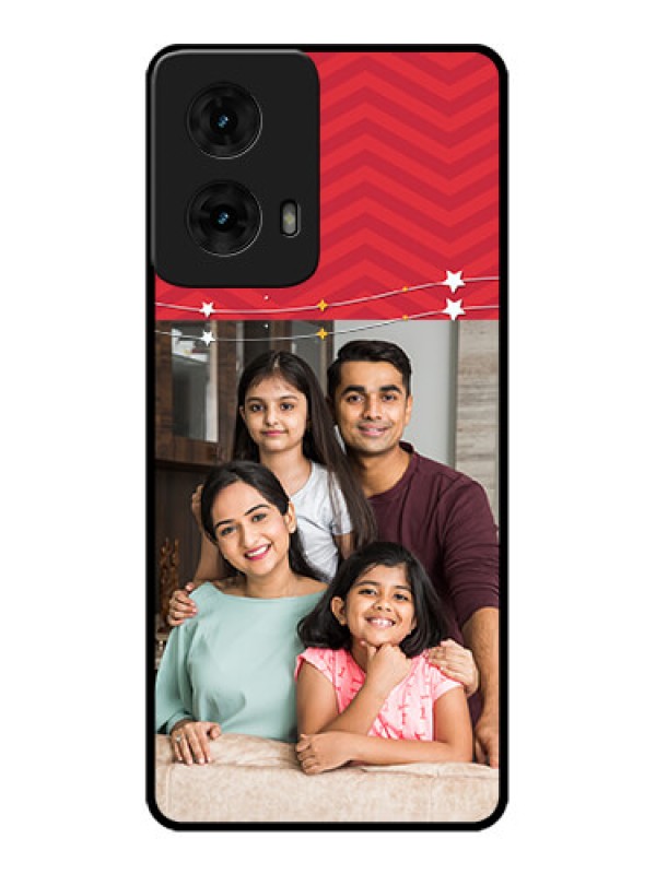 Custom Moto G85 5G Custom Metal Phone CaseHappy Family Design