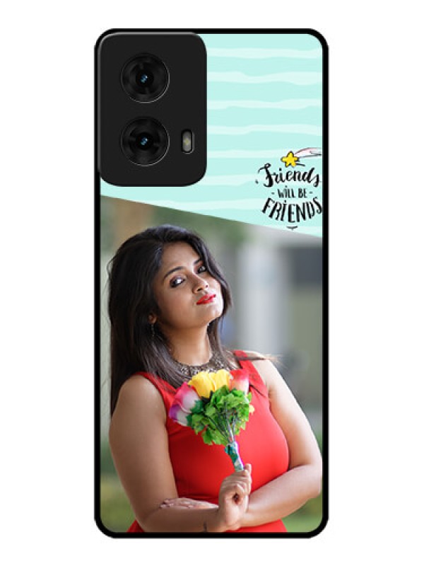 Custom Moto G85 5G Custom Metal Phone CaseFriends Picture Icon Design