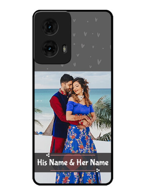 Custom Moto G85 5G Custom Metal Phone CaseBuy Love Design With Photo Online