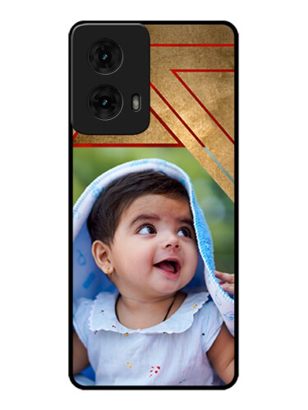 Custom Moto G85 5G Custom Metal Phone CaseGradient Abstract Texture Design