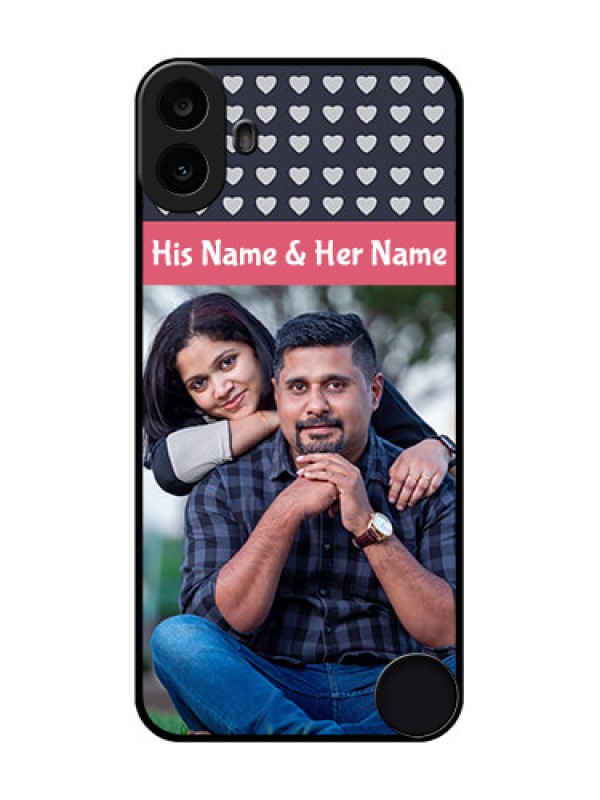 Custom Nothing CMF Phone 1 Custom Metal Phone Case - Love Symbols Design