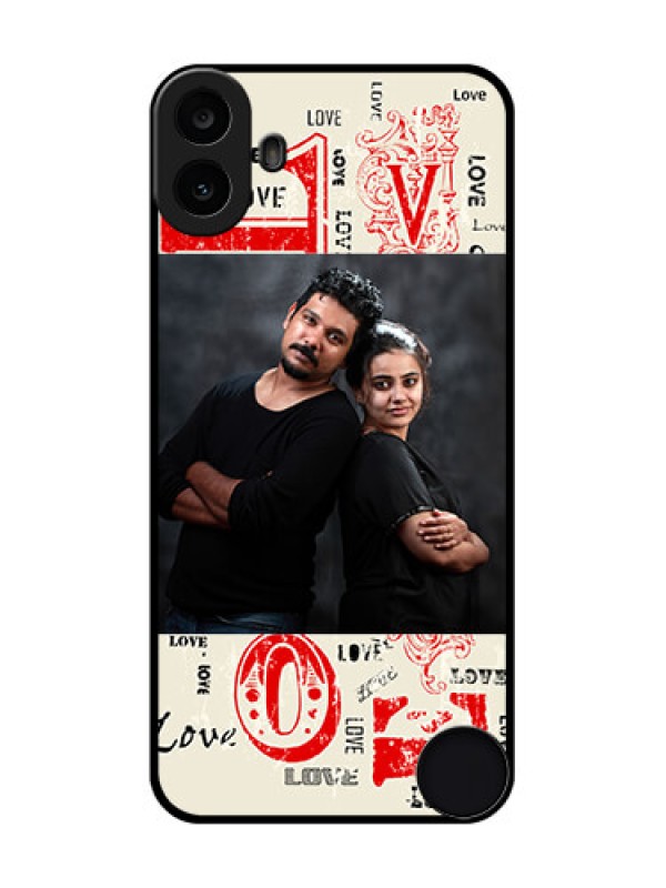 Custom Nothing CMF Phone 1 Custom Metal Phone Case - Trendy Love Design Case