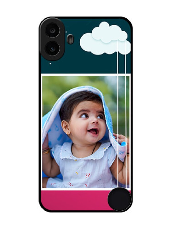 Custom Nothing CMF Phone 1 Custom Metal Phone Case - Cute Girl With Cloud Design