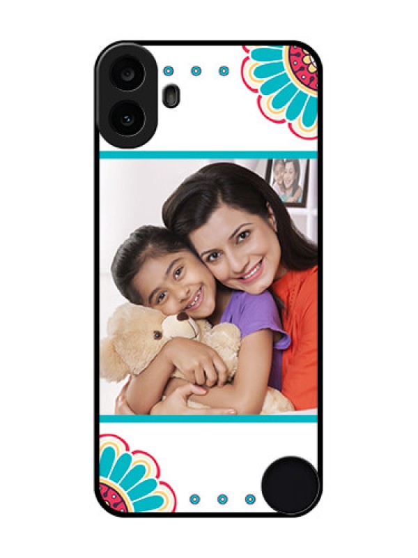 Custom Nothing CMF Phone 1 Custom Metal Phone Case - Flower Design