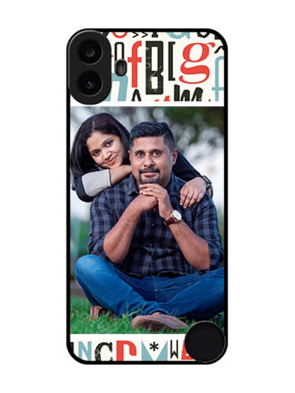 Custom Nothing CMF Phone 1 Custom Metal Phone Case - Alphabet Design