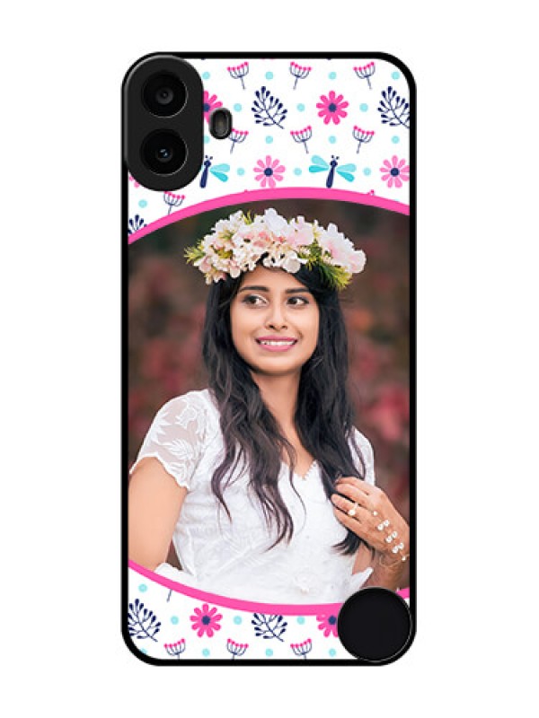 Custom Nothing CMF Phone 1 Custom Metal Phone Case - Colorful Flower Design