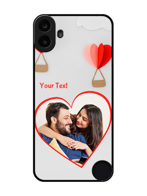Custom Nothing CMF Phone 1 Custom Metal Phone Case - Parachute Love Design