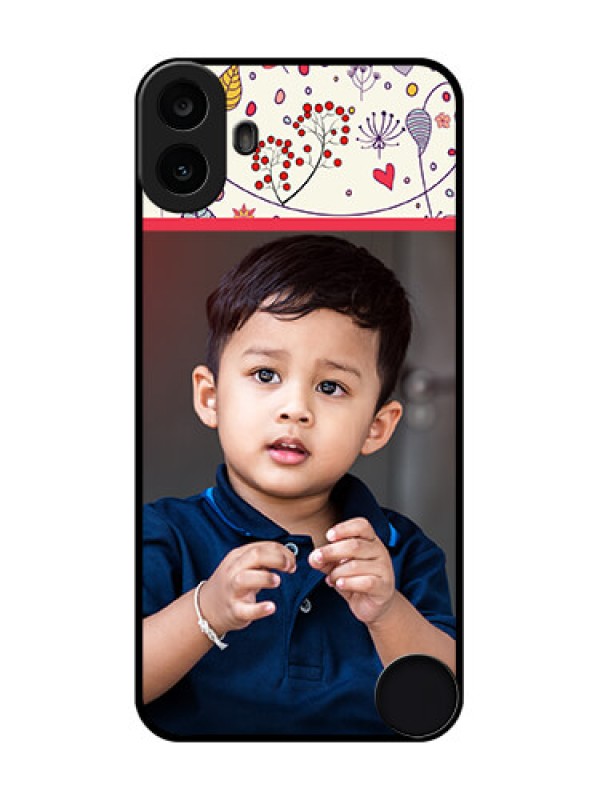 Custom Nothing CMF Phone 1 Custom Metal Phone Case - Premium Floral Design