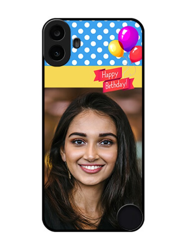 Custom Nothing CMF Phone 1 Custom Metal Phone Case - Happy Birthday Design