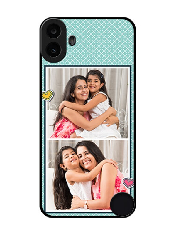 Custom Nothing CMF Phone 1 Custom Metal Phone Case - 2 Image Holder With Pattern Design